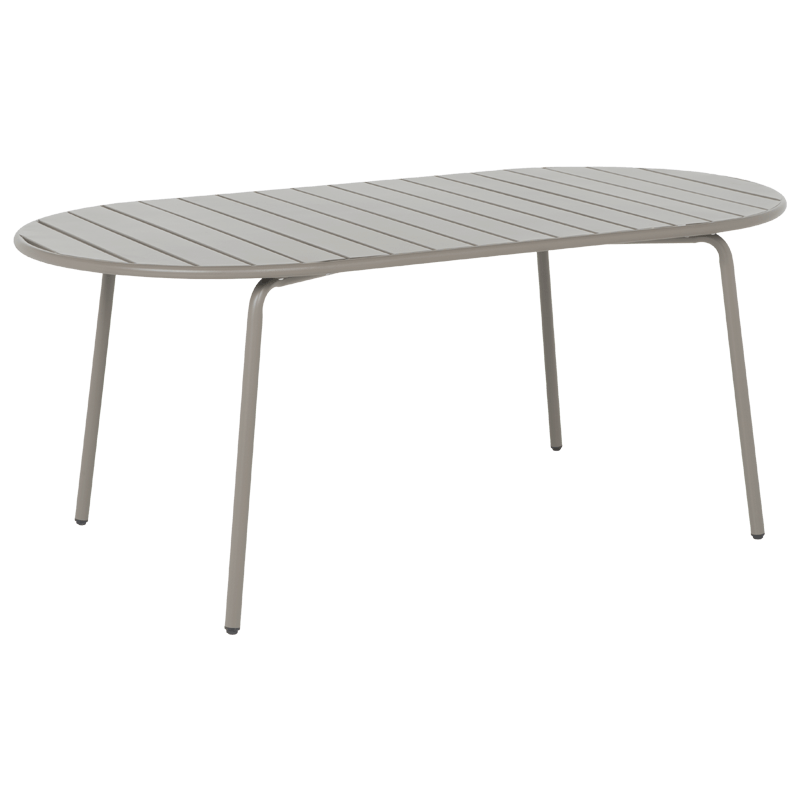 Градинска маса от метал TARABA с просторен плот 184x94 см » XLGarden
