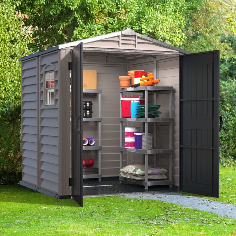 Сглобяема градинска барака StoreMate Plus 6x6 с метална конструкция » XLGarden