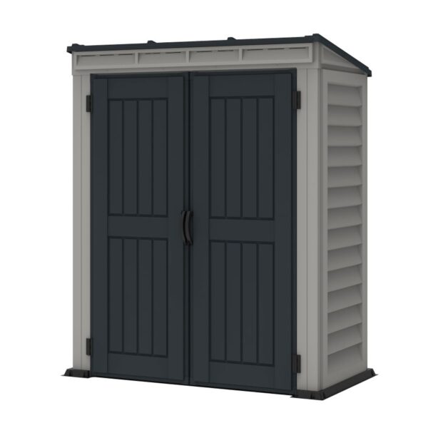 Сглобяема градинска барака YardMate Plus Pent 5x3 с винилова конструкция