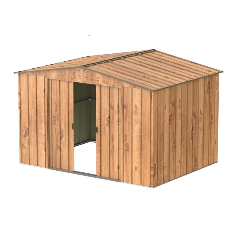 Метална градинска барака TOP Shed 10x8 от поцинкована стомана с подсилена конструкция » XLGarden