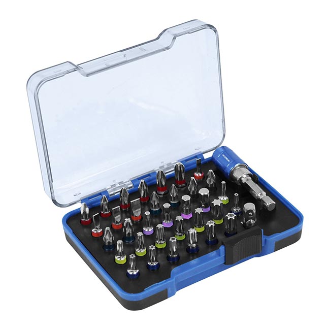 Битове комплект 36 части HY59406 с магнитен накрайник Hyundai » XLGarden