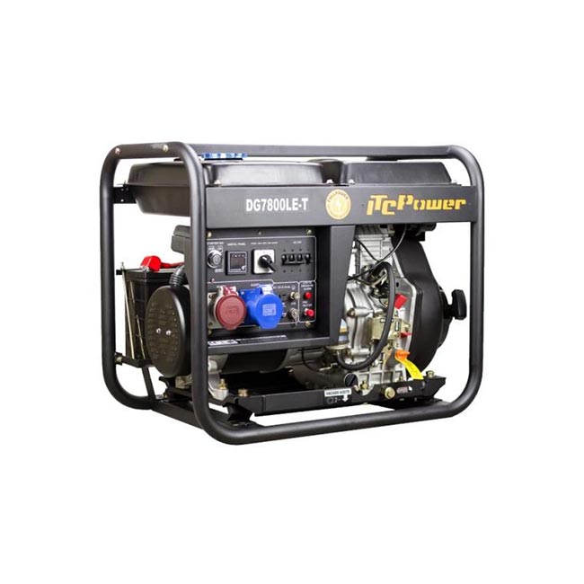 Дизелов генератор ITC Power DG 7800LE T трифазен/монофазен » XLGarden