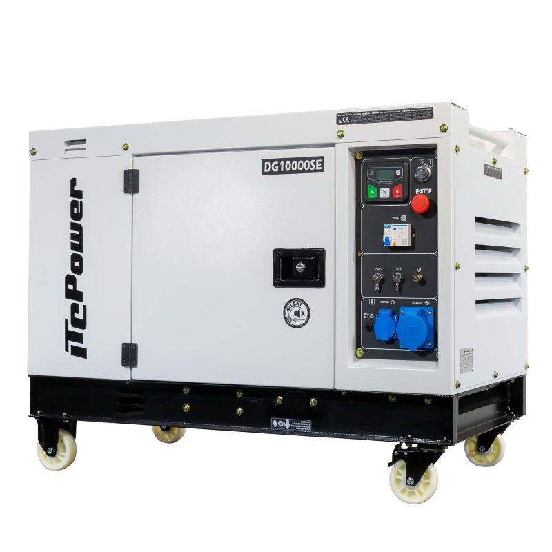 Дизелов генератор монофазен 8,5 kW ITC Power DG 10000SE » XLGarden