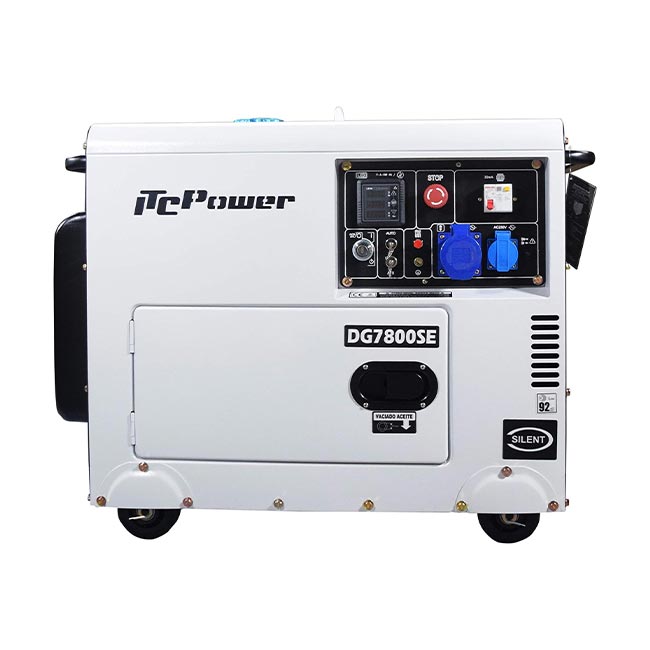 Дизелов генератор монофазен обезшумен DG 7800SE 6.3 kW » XLGarden