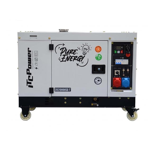 Дизелов генератор трифазен/монофазен обезшумен DG 10000SE Т ITC Power » XLGarden