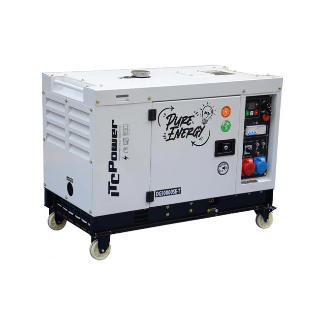 Дизелов генератор трифазен/монофазен обезшумен DG 10000SE Т ITC Power » XLGarden