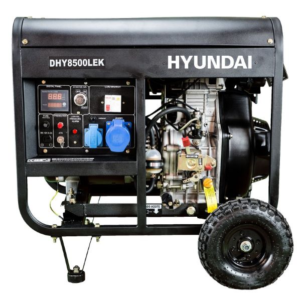 Дизелов монофазен генератор HYUNDAI DHY 8500LEK 6,5 kW » XLGarden