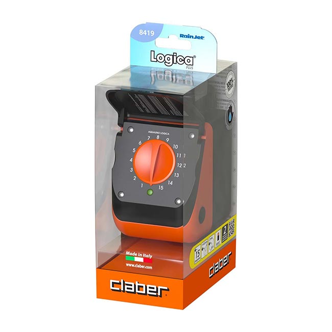 Механичен таймер за поливане Aquauno Logica PLUS, сензор за дъжд » XLGarden