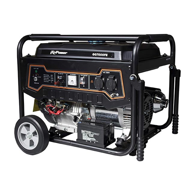 Монофазен генератор ITC Power GG 7000 FE 5.5kW, ел. стартер » XLGarden