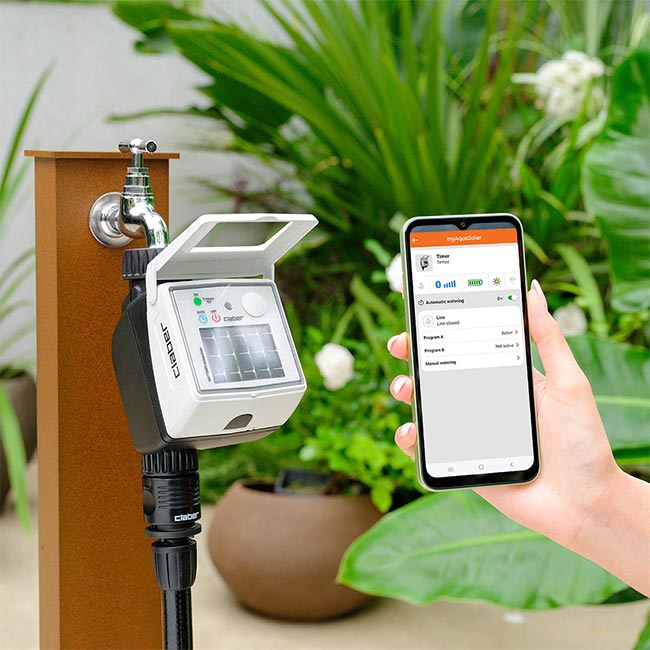 Соларен програматор за поливане Claber Tempo MyAquasolar » XLGarden