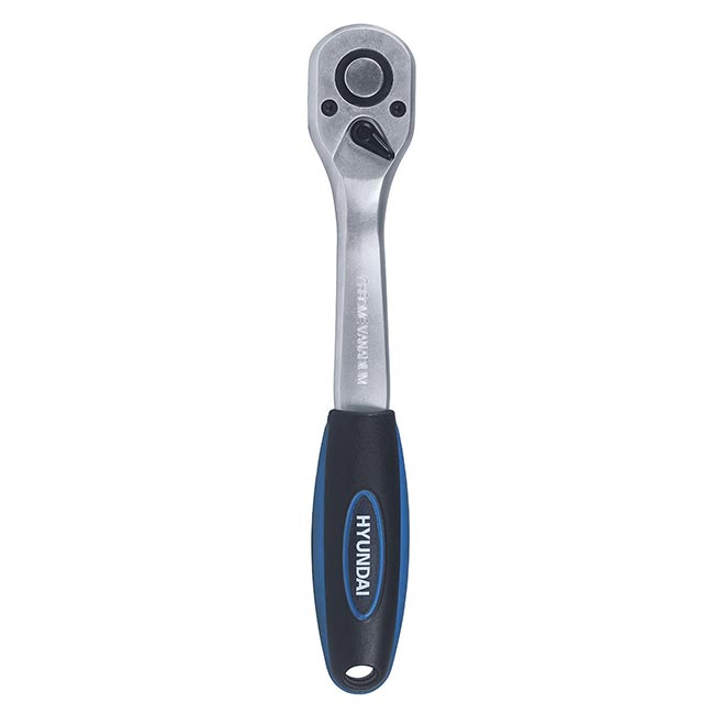 Тресчотка 1/2" HY59603 Hyundai 72 зъба 25 см хром-ванадий » XLGarden
