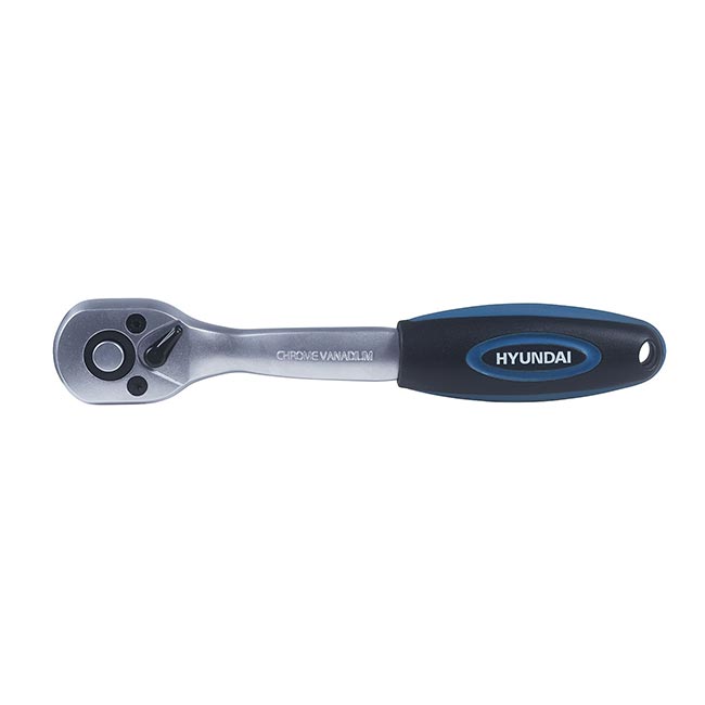 Тресчотка 1/4" хром-ванадий 72 зъба 15 см Hyundai HY59601 » XLGarden