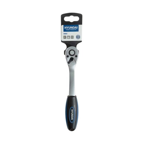 Тресчотка 3/8" 20см 72 зъба хром-ванадий Hyundai HY59602