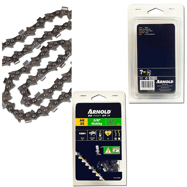 Верига за резачка 3/8" DL 45 звена Arnold Parts, 1.3 мм » XLGarden